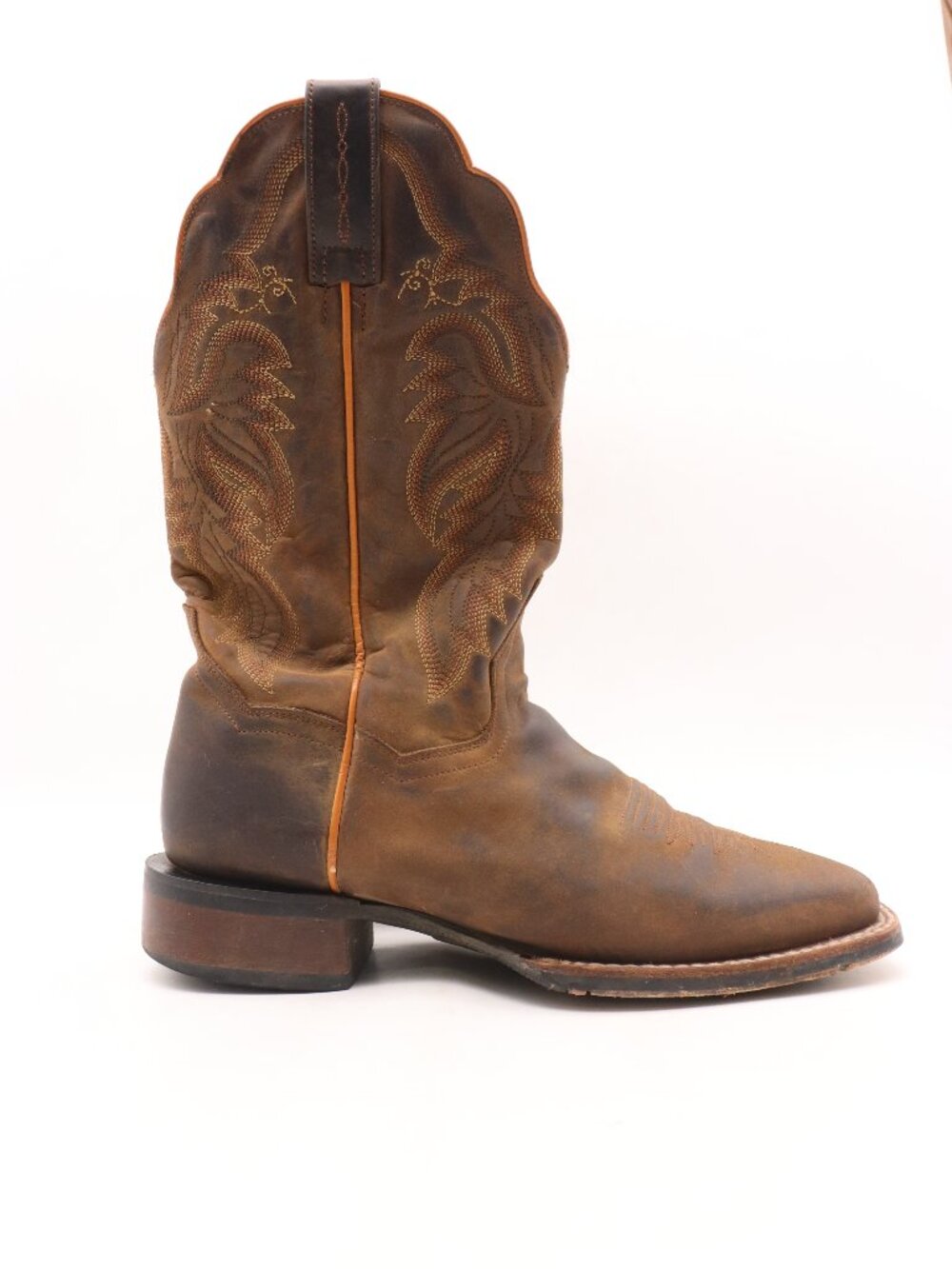 Dan Post Alexy Men's Size 9.5 M Western Boot Brown Leather Cowboy Shoes